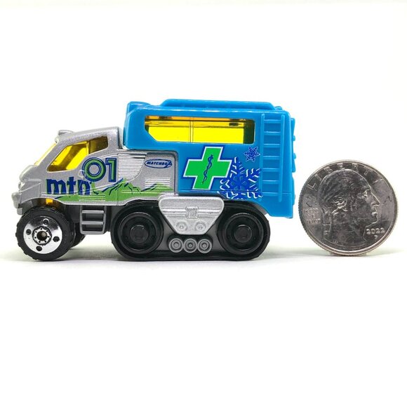 🦋 Matchbox Arctic Track Truck Medic Arctic Alarm Series Snow Doctor Tractor - Picture 9 of 12